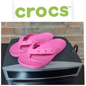 CROCS | Hot Pink Flip Flop Sandals